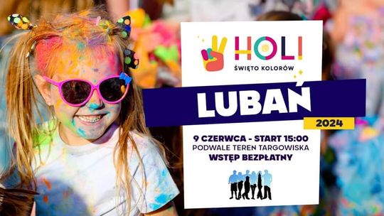 Lubań. Kolorowe święto Holi i festiwal baniek