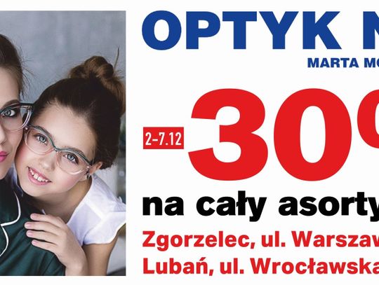 30% upustu na cały asortyment!