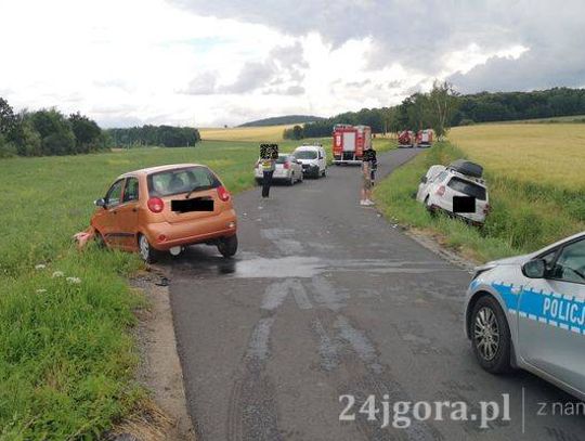 78-latek bez prawa jazdy spowodował kolizję