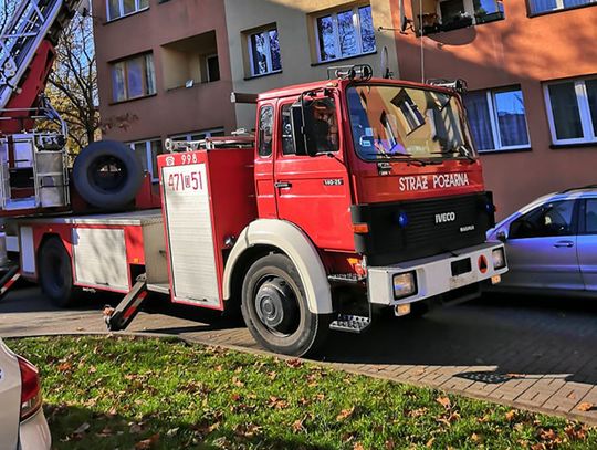 Akcja strażaków na Placu Strażackim