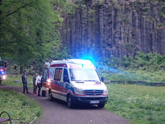 Aktualizacja. Mężczyzna spadł na dno wyrobiska