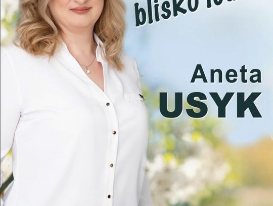 Aneta Usyk, kandydatka na Wójta Gminy Lubań zaprasza na spotkania