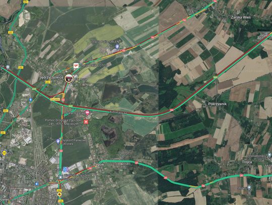 Autostrada A4. Prawie dziesięciokilometrowy korek przed granicą z Niemcami