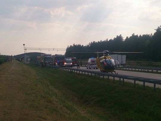 Autostrada w kierunku Wrocławia zablokowana