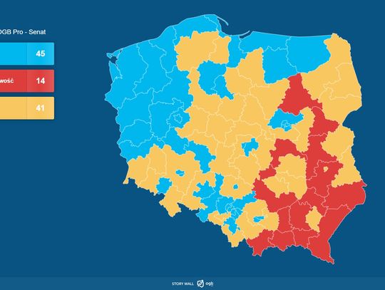 Badania exit poll Ogólnopolskiej Grupy Badawczej w planszach