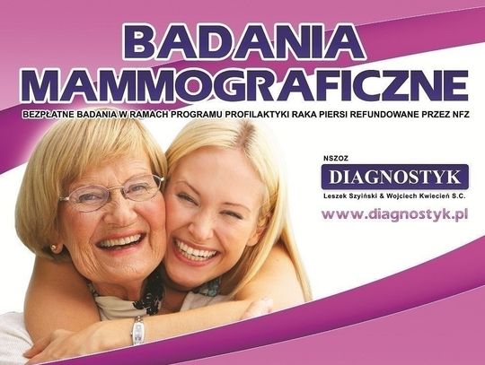Bezpłatna mammografia