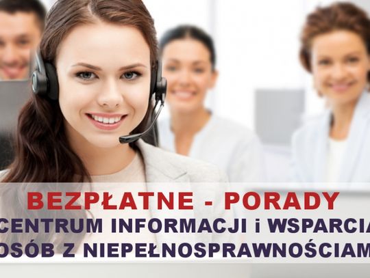 Bezpłatne porady dla osób niepełnosprawnych i ich najbliższych.