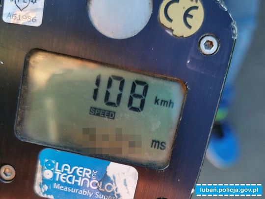 108 km/h skodą przez Pisarzowice