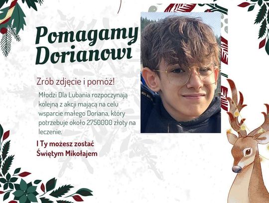 Challenge „Młodych dla Lubania” dla chorego Doriana