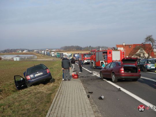 Czołowe zderzenie w Pisarzowicach