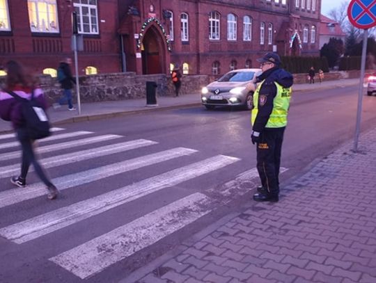 Czuwali nad bezpieczną drogą do szkoły