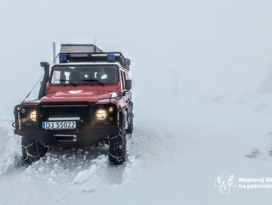 GOPR podsumowuje pracowity weekend w Karkonoszach. Trudne warunki i ostrzeżenia dla turystów