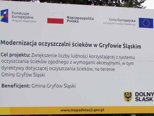 Gryfów Śląski ma zmodernizowaną i nowoczesną oczyszczalnię ścieków