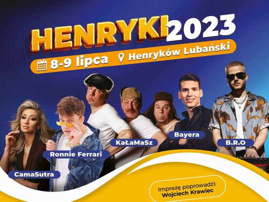 Program. Imieniny Henryka, Henryki i Henrykowa Lubańskiego 2023
