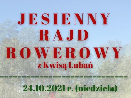 Jesienny rajd rowerowy