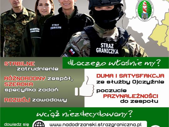 Jest praca w Straży Granicznej