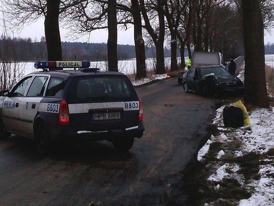 Kolizja na drodze do Włosienia