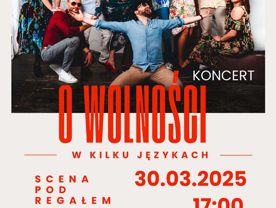 Koncert "O wolności w kilku językach"