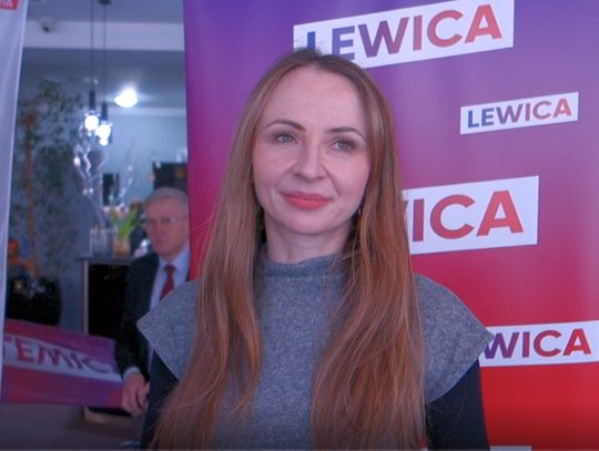 Konferencja prasowa Agnieszki Dziemianowicz-Bąk w Lubaniu. Wideo