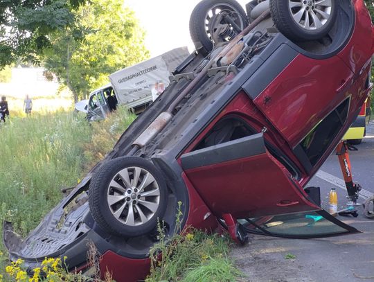 Koszmarny wypadek w Bolesławcu. Sprawczyni w szpitalu po czołowym zderzeniu