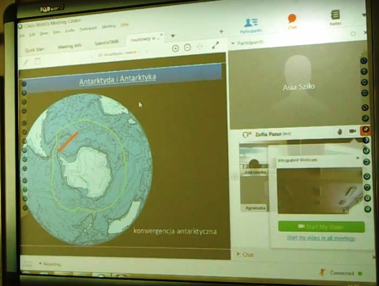 Lekcje on-line z naukowcami na Antarktyce