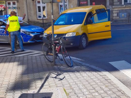 Lubań. Potrącenie rowerzysty