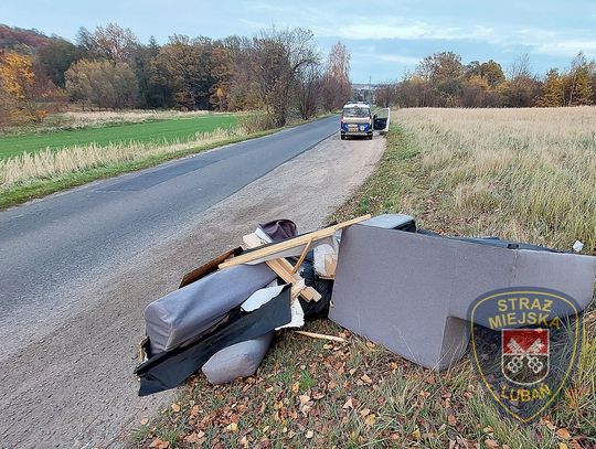 Lubań. Śmieci od sąsiada - teraz mandat i sprzątanie