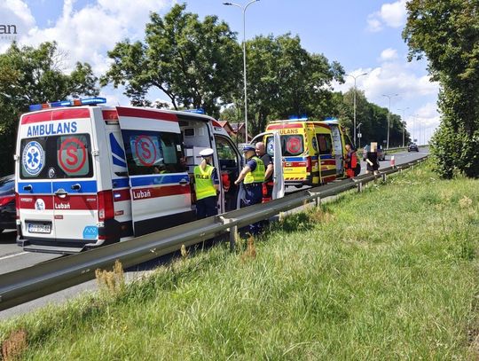 Lubań. Zderzenie dwóch rowerzystów, obaj trafili do szpitala