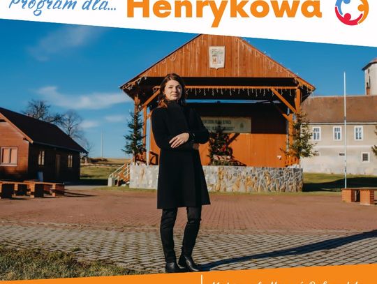 Małgorzata Hercuń-Dąbrowicka przedstawia program dla Henrykowa