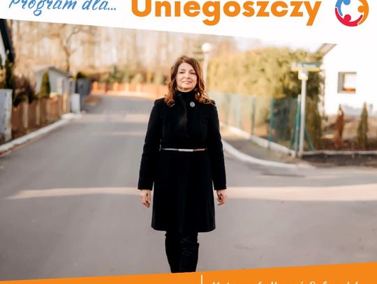 Małgorzata Hercuń-Dąbrowicka przedstawia program dla Uniegoszczy