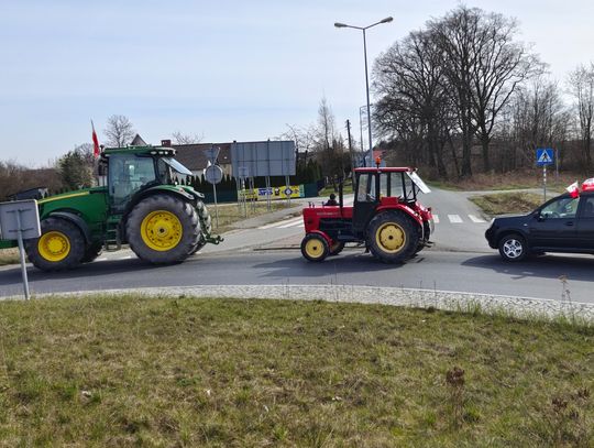 Wideo. Protest rolników w powiecie lubańskim
