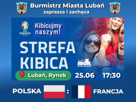 Mecz Polska - Francja. Lubańska strefa kibica