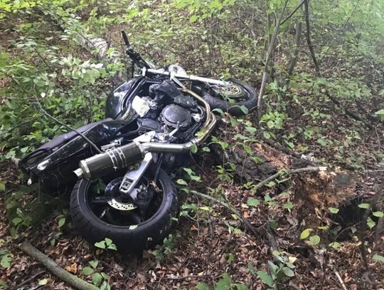 Motocyklista z powiatu lubańskiego w stanie ciężkim