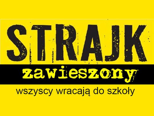 Nauczyciele zawieszają strajk, ale nie kończą protestu