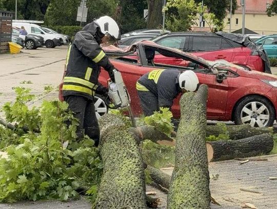 Nawałnice ominęły Lubań. W Jeleniej Górze i Szklarskiej Porębie było gorzej