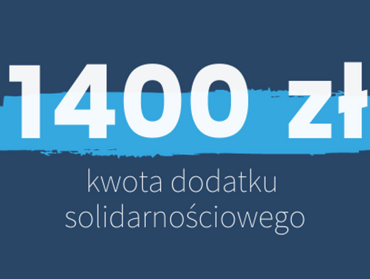 Niecałe dwa tygodnie na złożenie wniosku o dodatek solidarnościowy