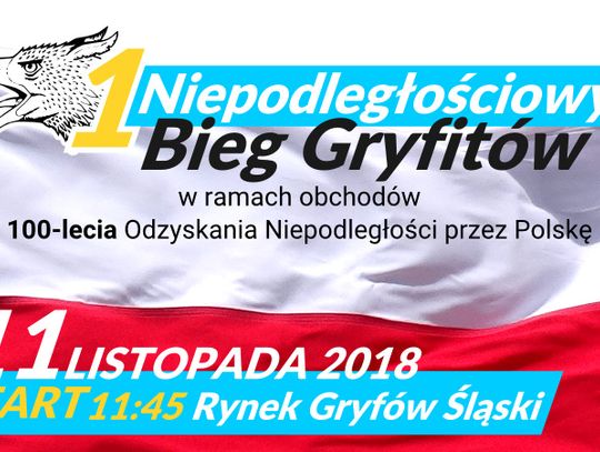 Niepodległościowy Bieg Gryfitów w najbliższą Niedzielę