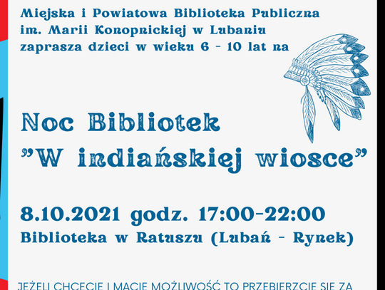 Noc Bibliotek w indiańskiej wiosce