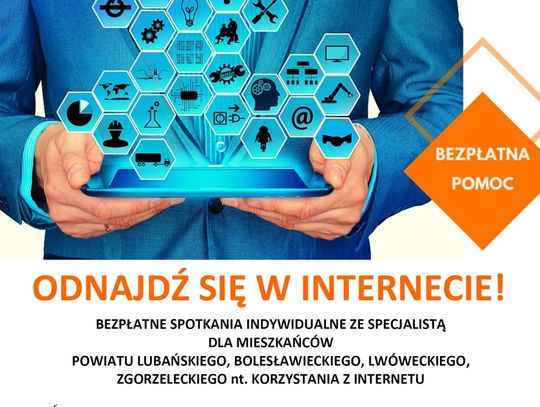 Odnajdź się w internecie. Bezpłatne spotkania ze specjalistą dla osób 40 +