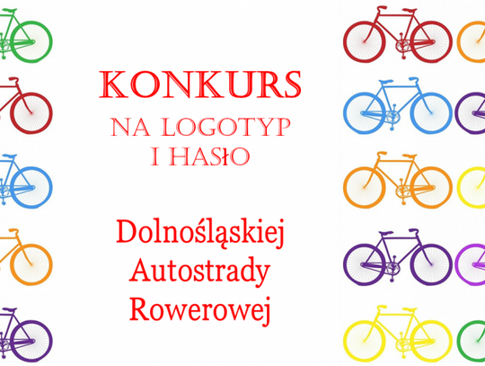 Ogłoszono konkurs na na logotyp i hasło Dolnośląskiej Autostrady Rowerowej