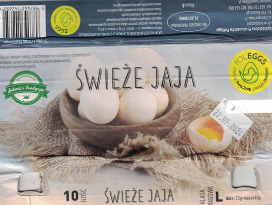 Ostrzeżenie. Wykryto bakterie Salmonella w partii jaj