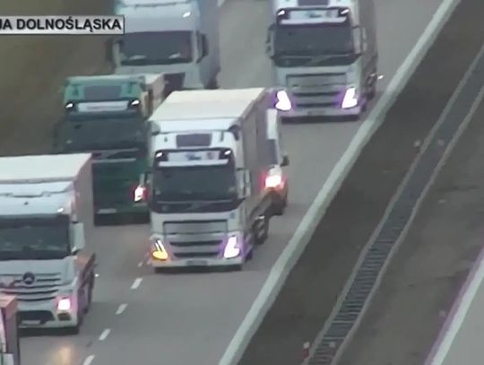Pijany kierowca ciężarówki jechał zygzakiem po A4. Miał ponad 2,5 promila