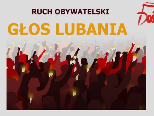 Pikieta Ruchu Obywatelskiego &quot;GŁOS Lubania&quot;