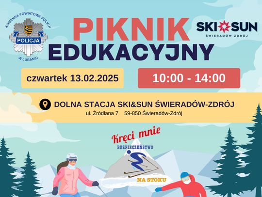 Piknik "Kręci mnie bezpieczeństwo na stoku" w Świeradowie- Zdroju