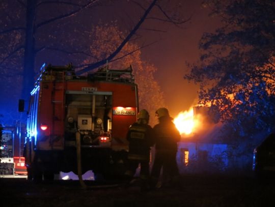 Płonie basen na Kamiennej Górze