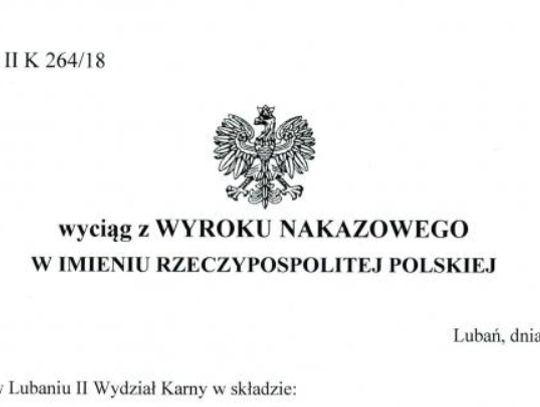 Podanie wyroku do publicznej wiadomości