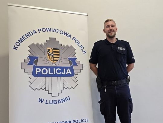 Policjant z Lubania SuperDzielnicowym