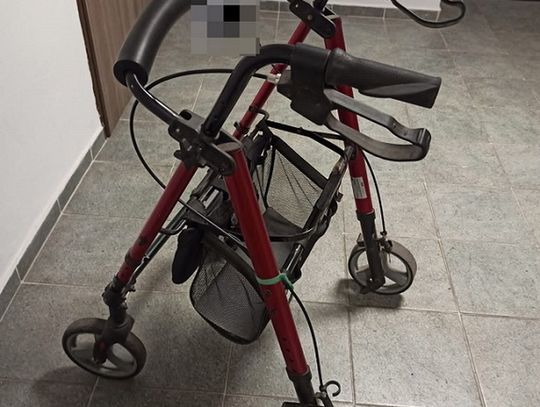 Poszukiwany właściciel balkonika rehabilitacyjnego