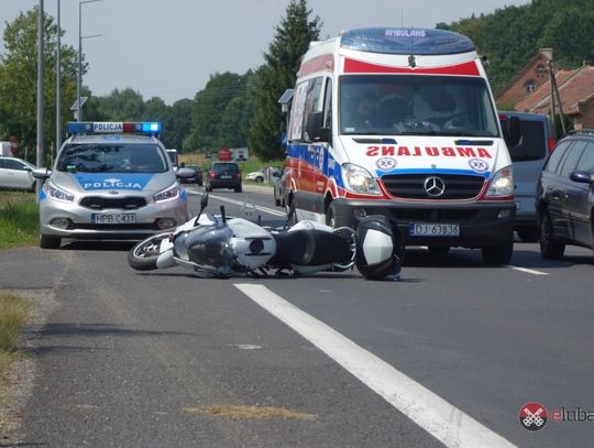 Potrącenie motocyklistów