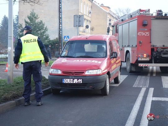 Potrącenie na Warszawskiej